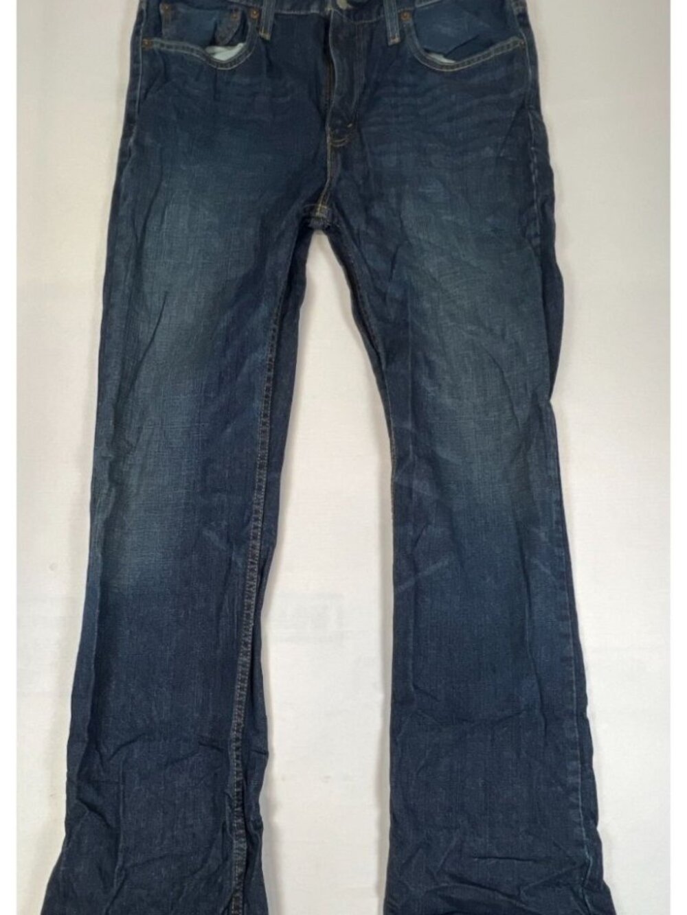Levi's Men's 527 Slim Bootcut Jeans Size W33 L32 Blue Denim Faded
